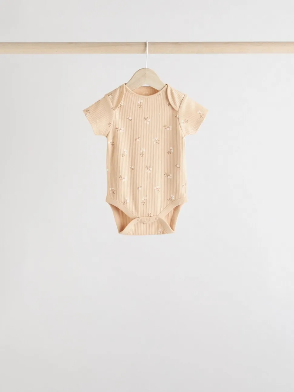 petit motif abricot - Lot de 5 bodies bébé à manches courtes