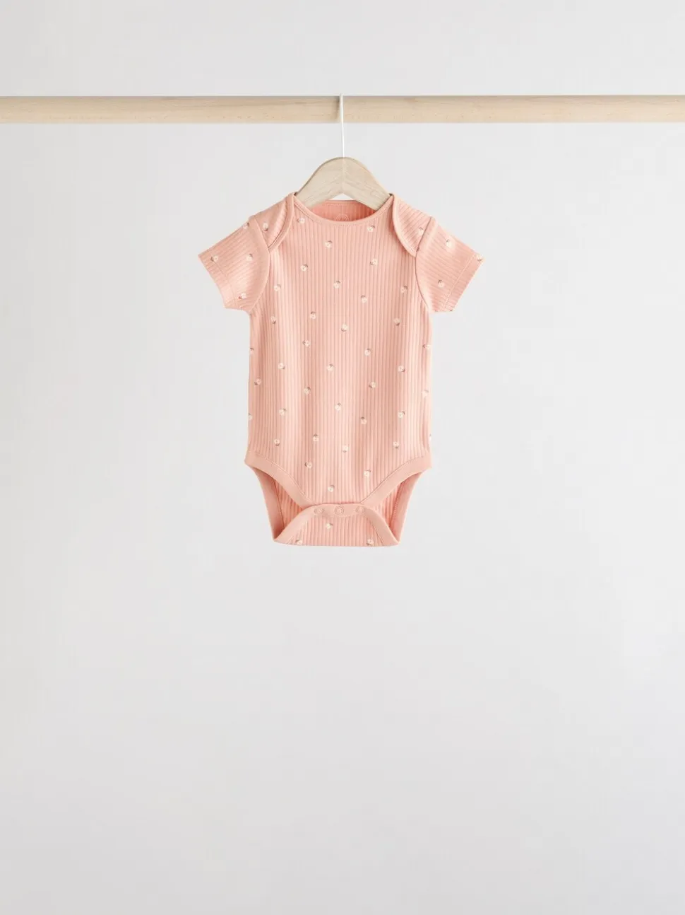 petit motif abricot - Lot de 5 bodies bébé à manches courtes