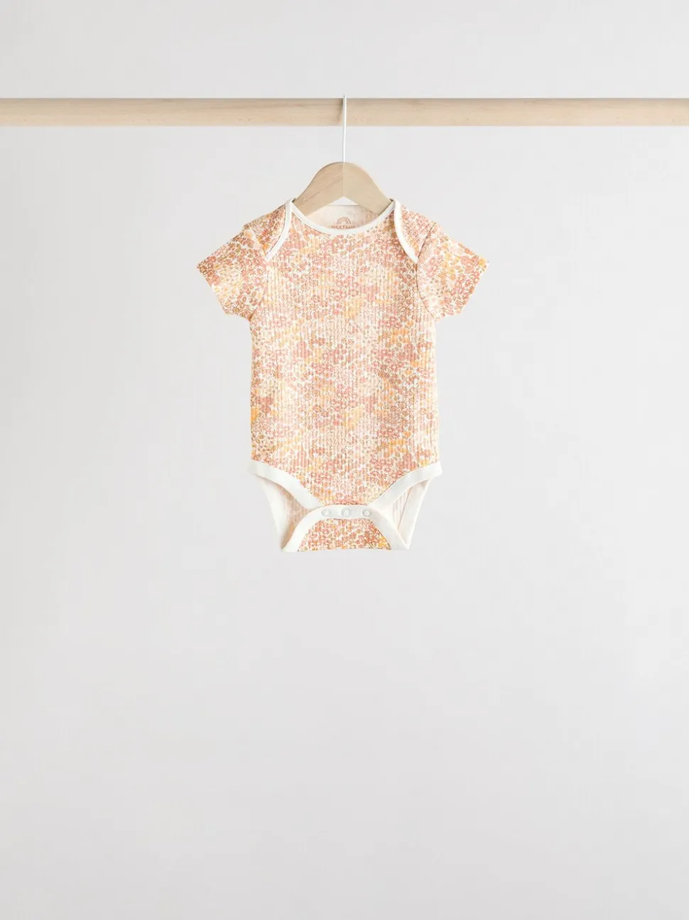 petit motif abricot - Lot de 5 bodies bébé à manches courtes