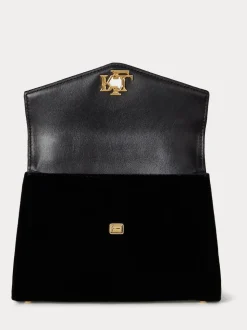 Petite sacoche Lauren Ralph Lauren Farrah en velours