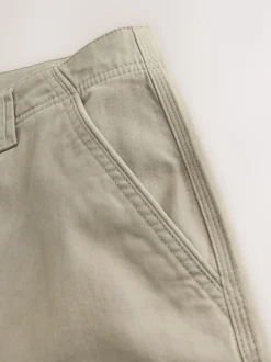 Pierre - Ajustement droit - Pantalon cargo stretch en coton