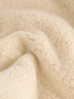 Pierre - Baker by Ted Baker veste zippée en polaire en peau de mouton à capuche