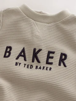 Pierre - Barboteuse Baker by Ted Baker texturée à manches longues