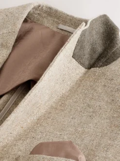 Pierre - Coupe ajustée Laine Blend Donegal Costume Veste