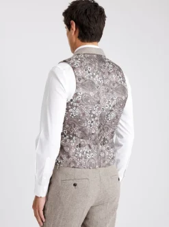 Pierre - Gilet MOSS Ajusté Donegal en tweed