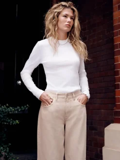 Pierre - Jean Boyfriend Jambe large Milieu Relevé