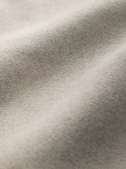 Pierre - Manteau ceinturé avec col amovible en fausse fourrure