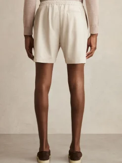 Pierre - Short texturé Reiss Newmark à cordon de serrage