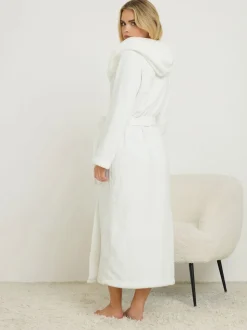 PixieGirl Petite robe maxi à capuche en coton tactile