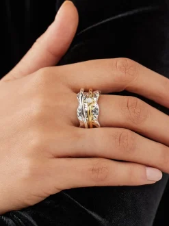 Plaqué argent - Anneau filant