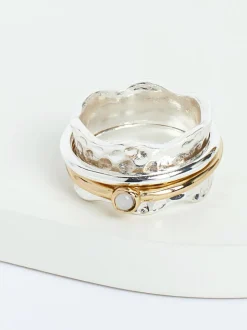 Plaqué argent - Anneau filant