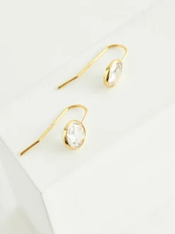 Plaqué or - Pendants d'oreilles scintillants