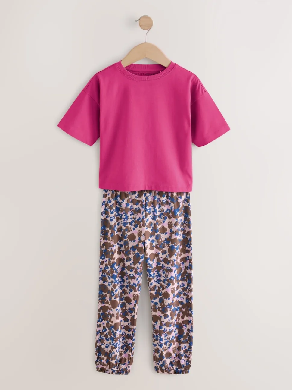 Plum/Marron - Lot de 3 pyjamas de jogging à imprimé animal (3-16ans)