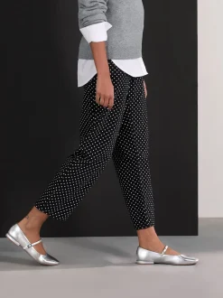 Point noir de Polka - Jeans de jambe droite