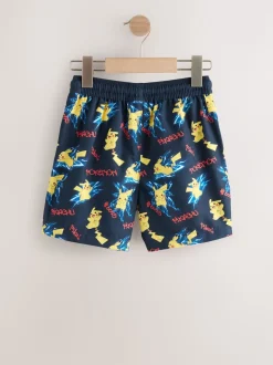 Pokémon bleu marine - Shorts de bain (3-16yrs)