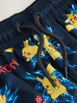 Pokémon bleu marine - Shorts de bain (3-16yrs)