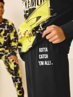 Pokémon Jaune/Noir - Lot de 2 pyjamas à manches longues (4-16ans)