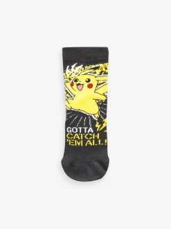 Pokémon Multi - Lot de 3 chaussettes de jeu en coton riche
