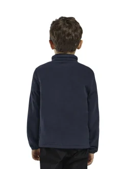 Polaire Jack Wolfskin Taunus Bleu à demi-fermeture éclair