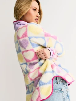 Polaires Little Bird by Jools Oliver Cœur Color-block Borg