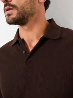 Polo côtelé à manches longues FatFace