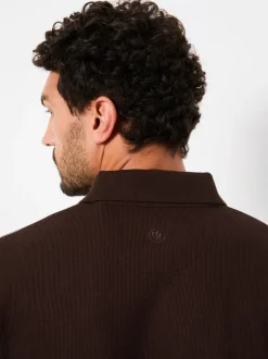 Polo côtelé à manches longues FatFace