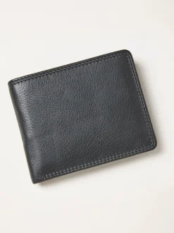 Portefeuille FatFace en cuir à deux surpiqûres