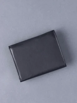 Portefeuille Lakeland en cuir à trois plis surpiqûres