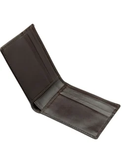 Portefeuille Loake en cuir marron