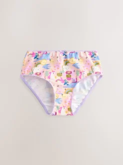 Pourpre/blanc - Paquet de slips 7 (1.5-12ans)