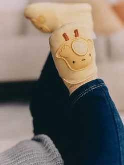 Poussin jaune - Chaussures bébé à chaussettes (0à18mois)