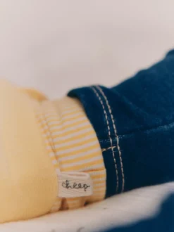 Poussin jaune - Chaussures bébé à chaussettes (0à18mois)