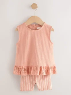 pâquerettes neutres - Ensemble gilet et short Lot de 2 (3mois7ans)