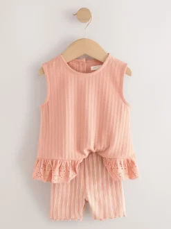 pâquerettes neutres - Ensemble gilet et short Lot de 2 (3mois7ans)
