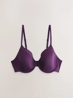 Prune violet/imprimé floral - Lot de 2 Soutiens-gorge A-E Smoothing Ultimate Comfort