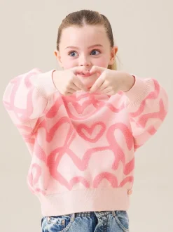 Pull Angel & Rocket Harlow cœur