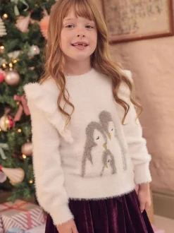 Pull Angel & Rocket Penguin en maille