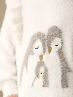Pull Angel & Rocket Penguin en maille