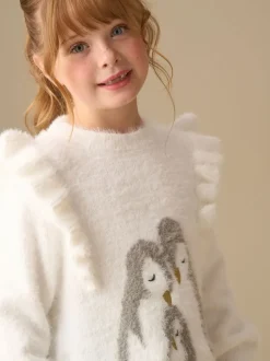 Pull Angel & Rocket Penguin en maille