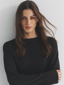 Pull The Set 3 Lot en maille fine à col rond