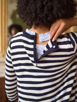 Pulls et chemises de Grossesse et d'Allaitement Seraphine en Coton Blend