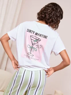 Pyjama Friends Like These Martini Rayure Manches courtes