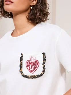 Pyjama Friends Like These Amour à manches courtes léopard