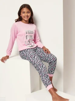 Pyjama Harry Bear leopard à slogan