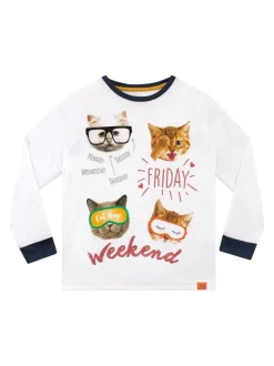 Pyjama Harry Bear motif chats