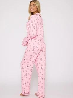 Pyjama Loungeable Martini à manches longues boutonné