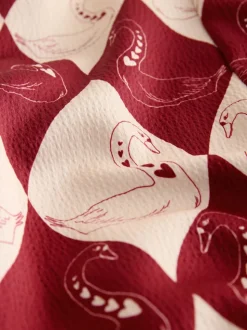 Pyjama Rockett St George en satin texturé boutonné