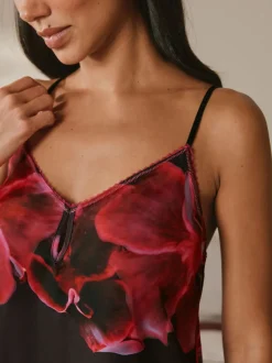 Pyjamas B by Ted Baker violet en satin fleuri