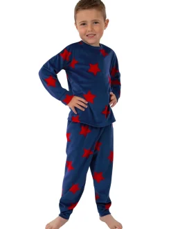 Pyjamas Harry Bear Stars en polaire à Manches longues