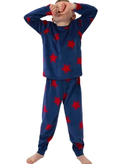 Pyjamas Harry Bear Stars en polaire à Manches longues